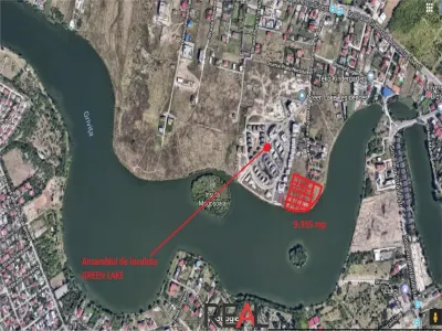 Vanzare teren Baneasa-Sisesti 9.935 mp pe malul lacului Grivita